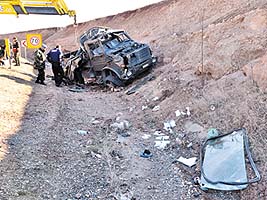 Adıyaman’da askeri araç devrildi