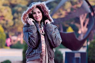 Tesadüfen manken oldu!