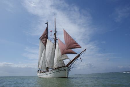 106 yaşındaki Hulda gemisi Çeşme’de