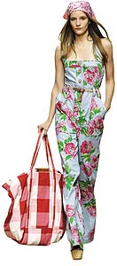 Yaz çantaları renkli ve neşeli