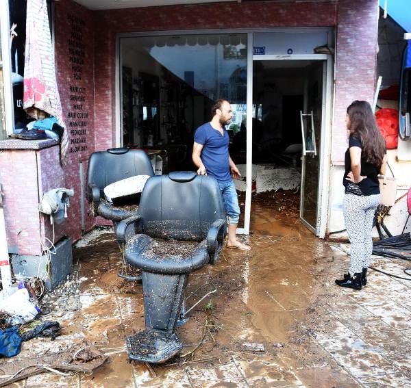 Bodrum’da sel felaketi