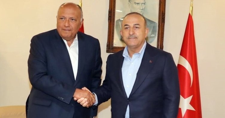 Dışişleri Bakanı Mevlüt Çavuşoğlu Mısırlı mevkidaşıyla görüştü