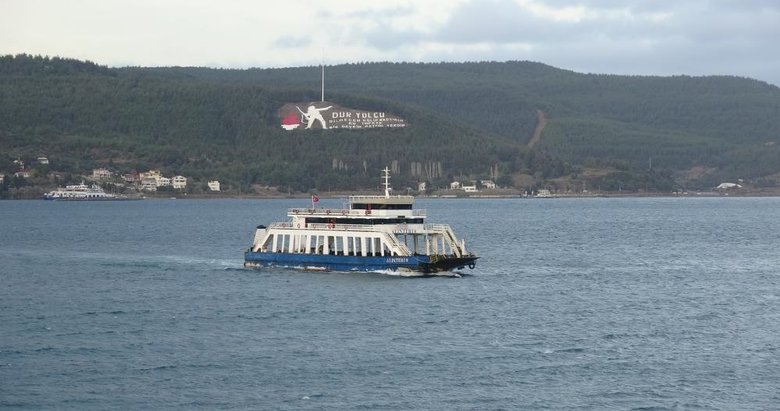 Çanakkale’de feribot seferleri iptal edildi