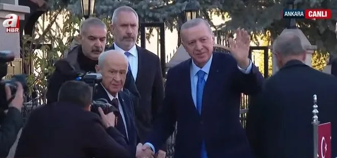 Başkan Erdoğan’ın Bahçeli görüşmesi başladı