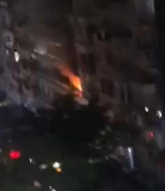 İzmir’deki doğal gaz patlamasından yeni görüntü! Yaşanan panik anları kamerada