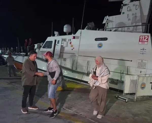 Fırtınaya yakalanan Sumud ekibi Marmaris’te tahliye edildi