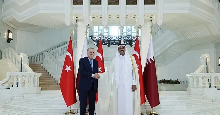 Başkan Erdoğan Katar’da: Al Sani ile görüştü 4 anlaşma imzalandı