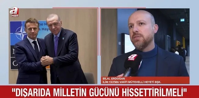 Bilal Erdoğan’dan sosyal medyadaki kirli algıya net cevap: Cumhurbaşkanımız Türkiye’yi temsil ediyor