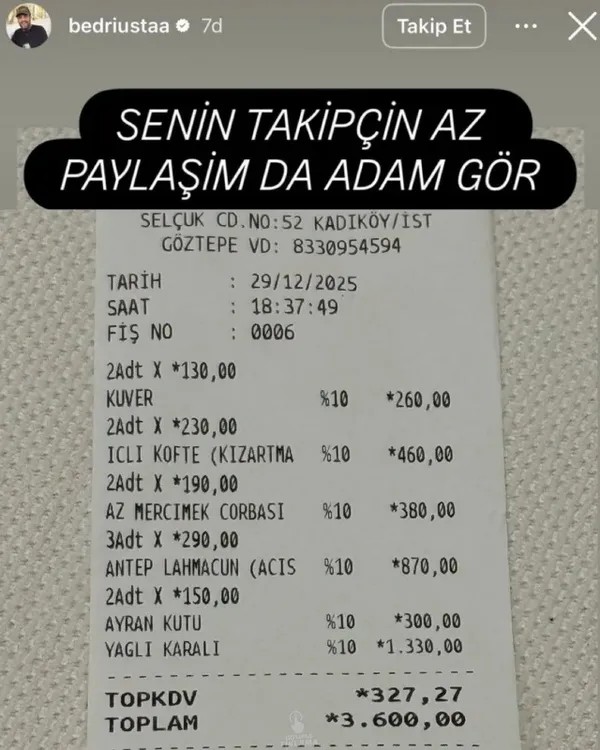 Son dakika: Bedri Usta’ya resen soruşturma başlatıldı