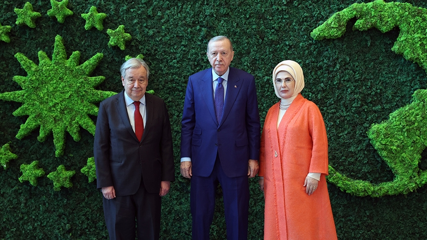 Emine Erdoğan’dan BM Genel Sekreteri Guterres paylaşımı