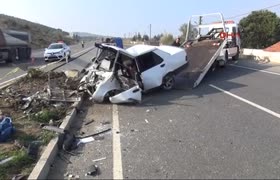 Bergama’da korkunç kaza
